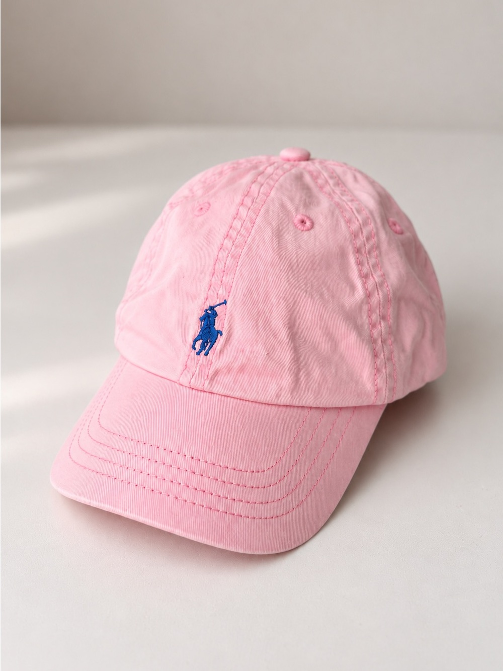Polo by Ralph Lauren Kids Pink Embroidered Logo Cap